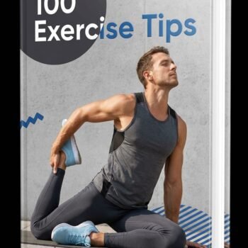 100 Exercise Tips eBook cover for fitness beginners